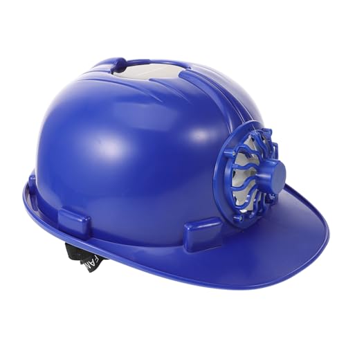 Operitacx Casco de Seguridad con Ventilador Solar para Trabajo Construcción Protección Solar y Actividades para Verano