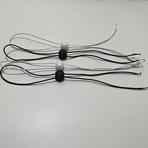 ccHuDE 5 peças flexível removível alça de cordão de queixo para chapéu à prova de vento clipes de al