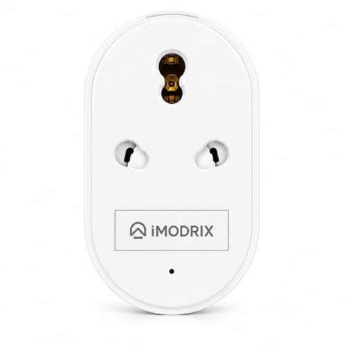 Image of 16 Amp Smart WiFi Plug with Energy Monitoring, Remote Control & Scheduling | Compatible with Alexa, Google Assistant & Smart Life App | Ideal for Geyser, AC, Heater, Microwave | White