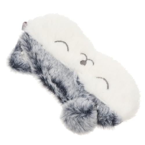 BRIGHTFUFU 1個 睡眠 ぬいぐるみ 目隠し アイ カバー 子供用 動物 眼帯 睡眠 アイ ぬいぐるみ 睡眠 アイシェード 女の子用 アイ シェード ラブリー アイ カバ