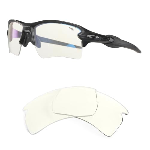 Fuse Replacement Lenses for Oakley Flak 2.0 XL 009188 – Non-Polarized, UV