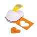 Craft Lever Punch 3 inch Heart Punch DIY Handmade Paper Punch (White 3inch Heart)