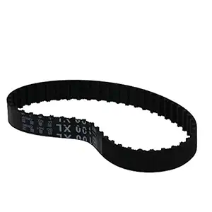 Fielect 1Pcs Timing Belt Trapezoidal Toothed Timing Belt Rubber, 10mm Width, 50 Teeth, 5mm Pitch, 254mm Length For 100XL, Black
