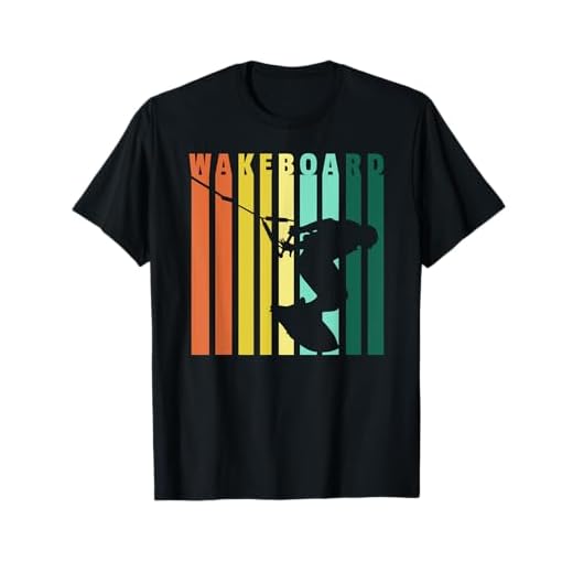 Retro Wakeboard I Geschenk Wakeboarder I Wakeboarding T-Shirt