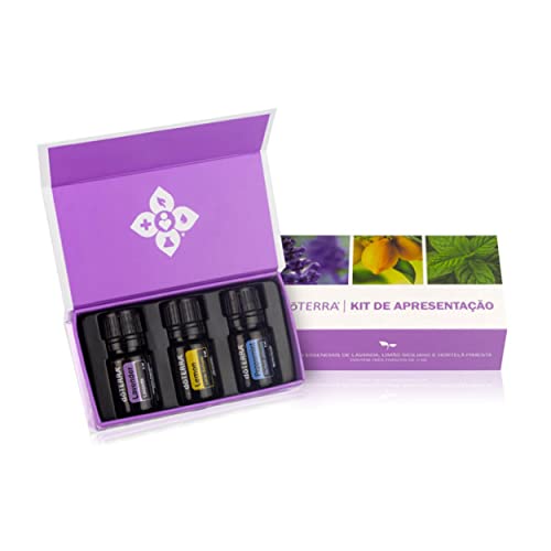 Kit Apresentação c/ 3un - Óleo Essencial Lavanda Lemon Peppermint - 5ml