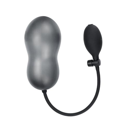 アナルプラグ アナポンプ 玉形 バルーンプラグインフレートプラグ 双頭ディルド 男性 女性用手動あなるぷらぐ 初心者 多用途 空気注入式 アナポンプ SM調教 シリコーン製-2ビーズ - 画像1
