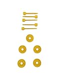 Replacement Discs Projectiles Missiles Bullets for Fisher Price Imaginext DC Super Friends (Yellow 5 Discs 5 Projectiles)