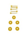 Replacement Discs Projectiles Missiles Bullets for Fisher Price Imaginext DC Super Friends (Yellow 5 Discs 5 Projectiles)