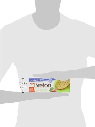 Dare Breton Cracker Gluten Free Herb Garlic, Herb And Garlic, 4.76 Ounce #TOP4