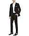 Original Penguin Men's Two Piece Suit, Charcoal Solid, 40 Regular