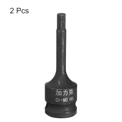 Llaves de vaso hexagonales de impacto de 1/2 para aflojar tornillos de 5 mm sin deformar 4