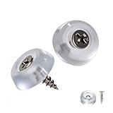 Protection des meubles : le pied en caoutchouc transparent soulève légèrement le meuble pour permettre à l'air de circuler en dessous. Cela empêche l'accumulation d'humidité et garde les surfaces sèches plus longtemps