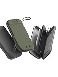 Hagibis Carrying Case for Nintendo Switch 2 2025, Storage Organizer 10 Games Cartridges Protective Hard Shell Portable Travel Carry Bag Handbag Pouch (Green)