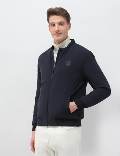 Image of U.S.Polo Association Men's Solid Regular Fit Bomber Jacket
