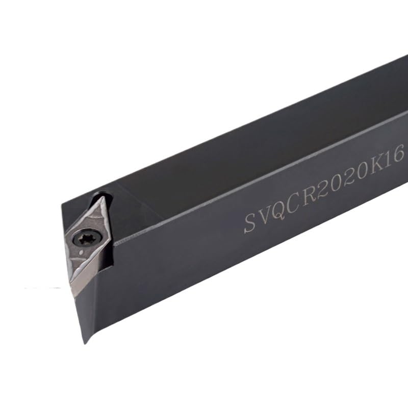 1pc SVQCR-2525M16 Turning Tools Holder 20mm External Toolholder Carbide Insert Lathe Cutter CNC External Turning(SVQCR-2020K16)