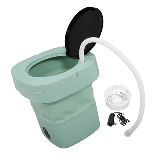 Portable Mini Washing Machine Compact Design for Dorm Rv and Travel Powerful Cleaning Automatic Function Includes Drain Basket Us