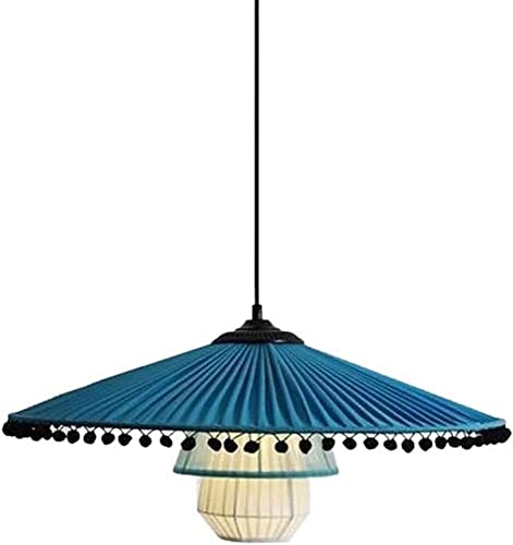 Parapluie de forme pendante lumière créative tissu pour chambre