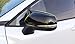TERDARAY Side View Mirror Cap Cover Compatible With Toyota Corolla Cross 2024 2023 2022 Horn Style Rearview Mirrors Trim Car Accessories ABS 2PCS(Glossy Black Style)