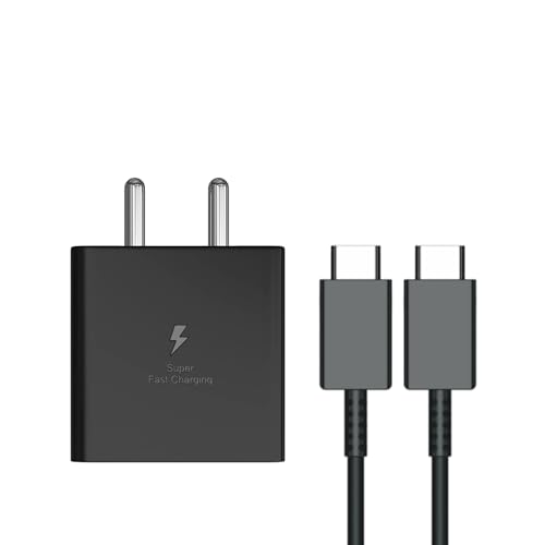Image of UNIX 45W GaN Type- C Super Fast Charger Compatible with Samsung Galaxy S26 /S25 /S24 /S23 /S22 /S21 /S20(Ultra /Plus /Fe),A56 /A55 /A35 /M56 /M35 /M16 (S,M,F,Z,A)...All Series & Other Devices (UX-105)