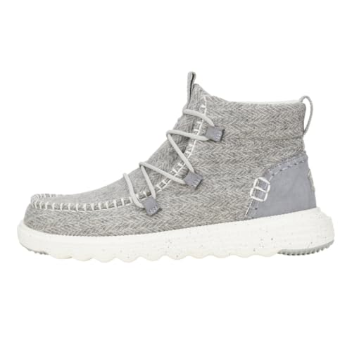 HEYDUDE Women's Reyes Heathered Boot, Grey, Size 6 - image 1