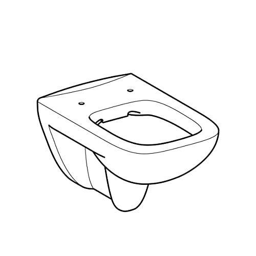 Keramag T-WC Renova Nr. 1 Plan, spülrandlos 4,5/6 l, wandh. KeraTect weiß(alpin), 202170600 – Bild 3
