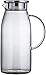 JUANLI Cruche de Verre résistant à Haute température/Carafe de théière avec Couvercle Carafe avec Insert - 100% sans bPa sans Leader Borosilicate Glass Picheter à Chaud Thé glacé à thé glacé Thé gla