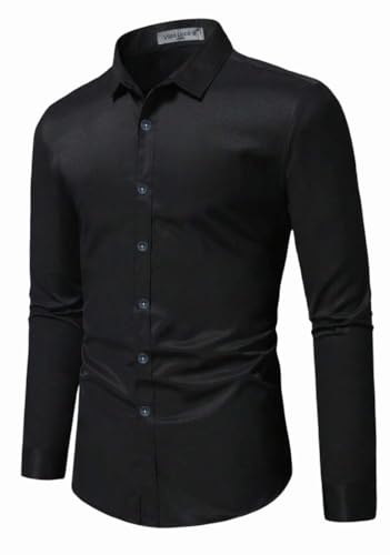 Image of Vida Loca Full Sleeve Spread Collar Cotton Blend Casual, Festival Stylish Slim fit Shirt for Men and Boys.