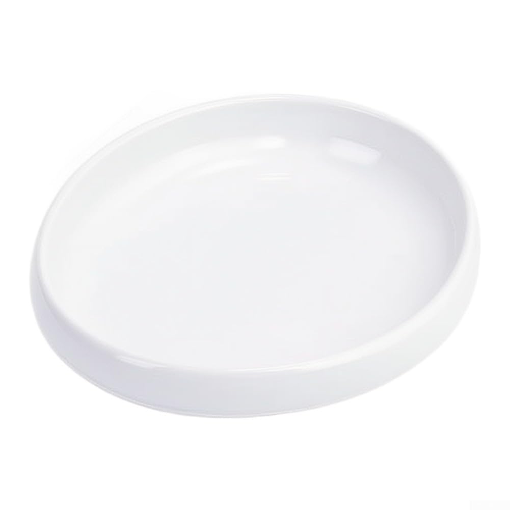 Assiettes Ovales Mélamine 20cm Blanches 4 Incassables Assiettes