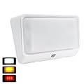acegoo RV Porch Light w/Switch Dual Color White/Amber Switchable Waterproof 12V RV Exterior Utility LED Replacement Light for Trailer Camper Motorhome 5th Wheels, 450 Lumen & Red Nightlight
