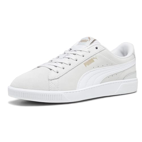 PUMA Womens Vikky V3 Lace Up Sneakers Shoes Casual - Grey, White - Size 8 M2