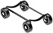 METROVAC 4WD Roll-A-Round 4 Wheel Dolly, 1 Pack