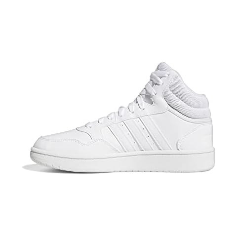 Adidas Basketball Shoe Hoops 3.0 Mid, Ftwr White/Ftwr White/Dash Grey, GW5457, 38 2/3 EU Cover