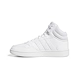 Reguläre Passform Adidas Basketball Shoe Hoops 3.0 Mid, Ftwr White/Ftwr White/Dash Grey, GW5457, 38 2/3 EU