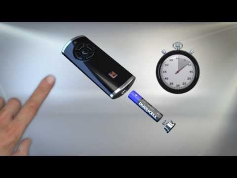 Hörmann HS5 868-BS SW-Europa Handheld Transmitter, side view