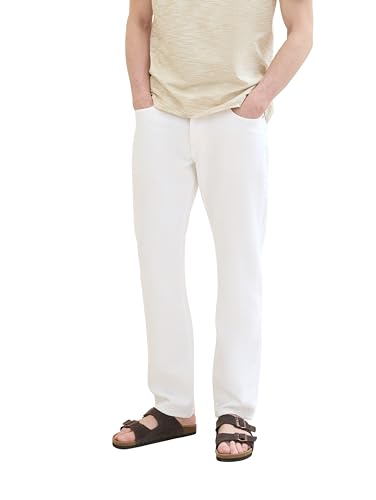 TOM TAILOR Herren 1036289 Marvin Straight Jeans, 10101 - White Denim, 38W /...