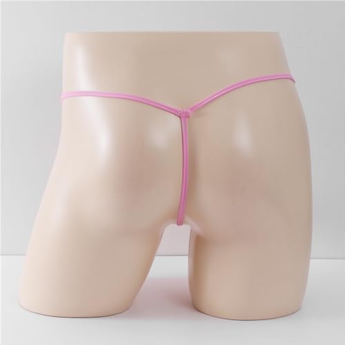 COMLIFE Men's Translucent Mesh T-back Thongs in Front Elephant Nose Low Waisted Thong Underpanties4