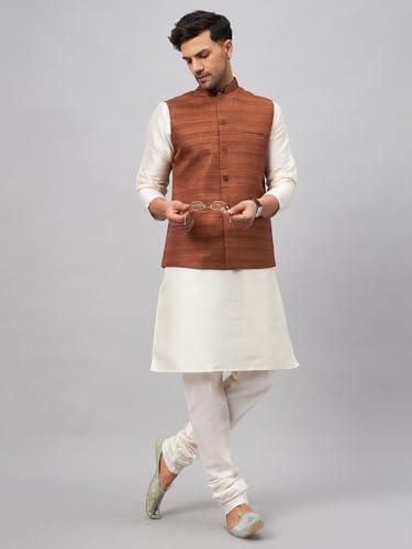 Image of VM Men's Jacket, Kurta and Pyjama Set