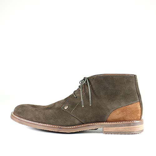 Testosterone Shoes Men's Air Alert Chukka Genuine Leather and Suede Shoes