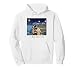 Funny Racoon Drinking Iced Coffee at Ballfield Baseball Mama Pullover Hoodie