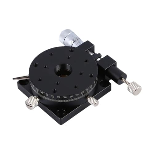 Mesa deslizante giratoria de 80mm RSP80-R y plataforma de ajuste angular manual para óptica