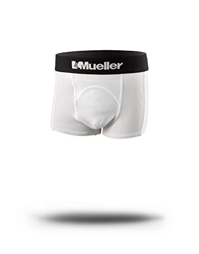 Mueller Support Shorts - White - Adult MD
