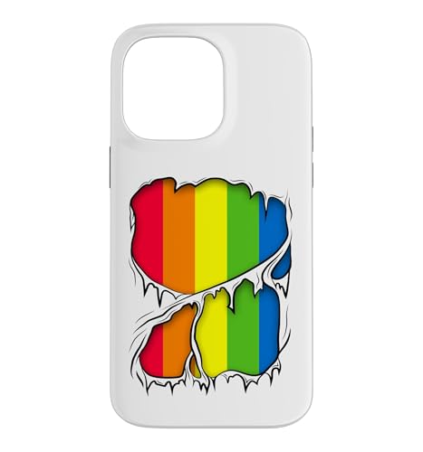 Gay Pride �n���E�B�� LGBT LGBTQ �����􂩂ꂽ���C���{�[ �C���T�C�h �R�X�`���[�� �X�}�z�P�[�X iPhone 14 Pro Max �p
