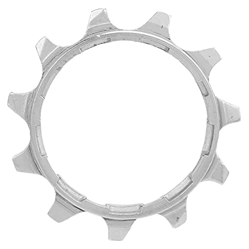 Alomejor Encadenamiento de bicicleta, 12 velocidades de alto rendimiento corrosión cromo molibdeno acero piezas de reparación de volante de bicicleta manivela hueco Chainring (11T)