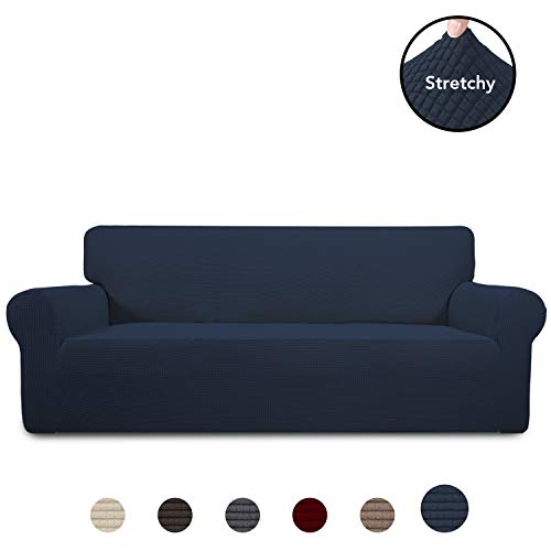 PureFit Stretch Oversized Sofa Slipcover – Spandex Jacquard Non Slip Soft Couch Sofa