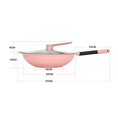 Wok antiadherente de piedra Maifan 32 cm miniatura 2