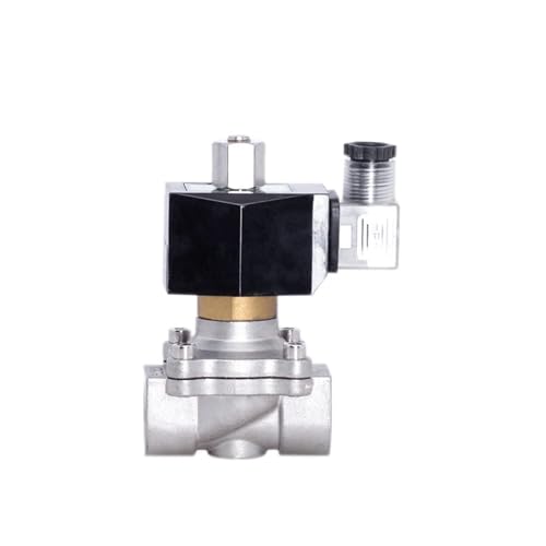 Électrovanne 1-1/4 24VDC en acier inoxydable 304 normalement ouverte pour eau et gaz - 3