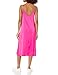 The Drop Women's Ana Silky V-Neck Midi Slip Dress Hot Pink, M