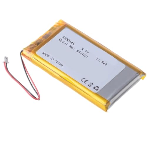 Batería 804169 3.7V 3200mAh recargable LiPo con conector terminal 1.25 2pin