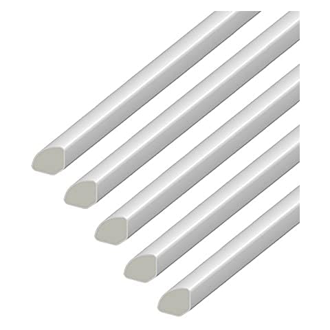 17.5mm uPVC Quadrant 2m Lengths - White - 5 Length Pack Cover