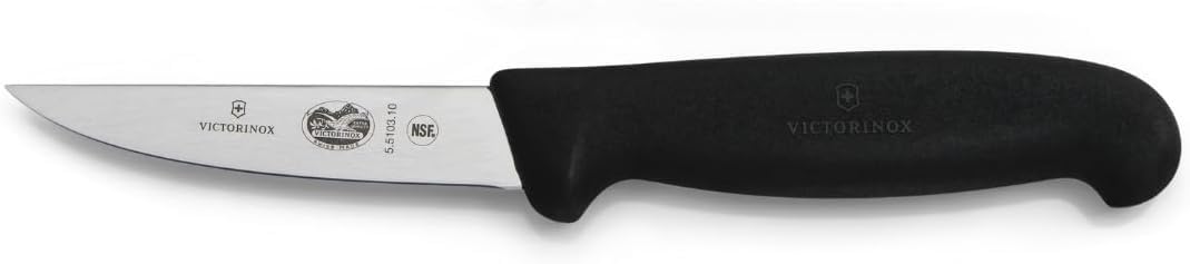 4" Boning, Rabbit Knife, Black Fibrox Handle 5.5103.10